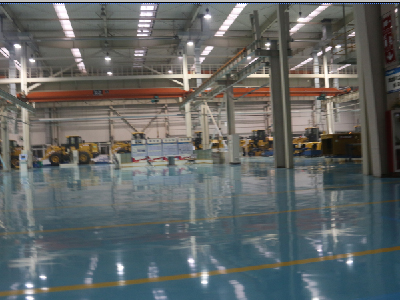 客户参观MK网铲运生产车间