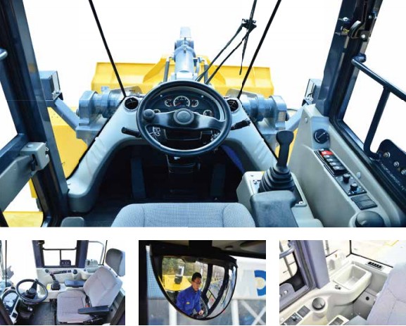 MK网LW500HV装载机的驾驶室