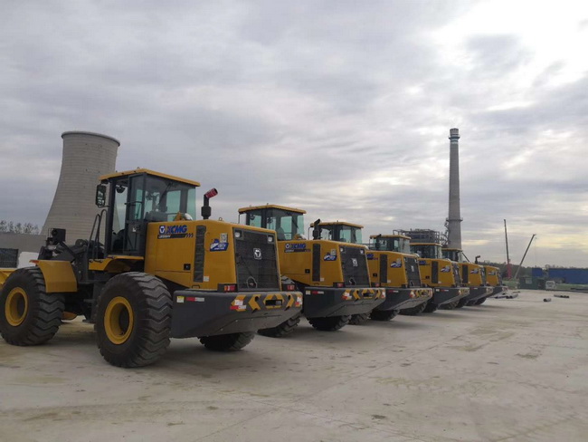 MK网铲车批量助力永城长青集团投产