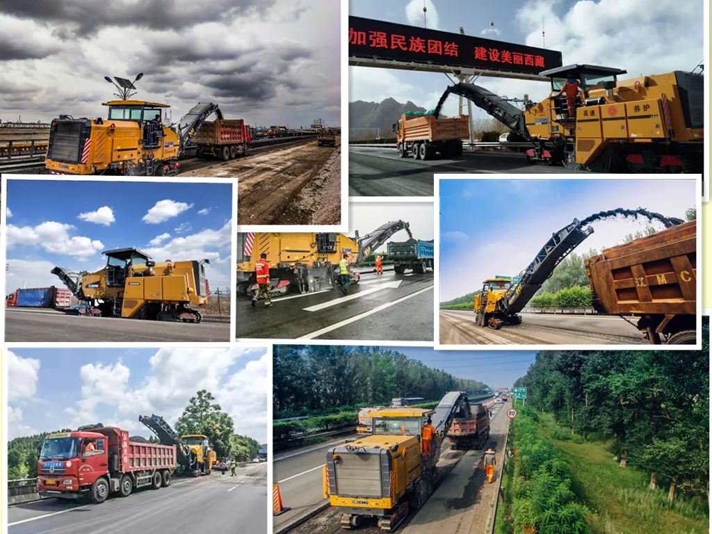 MK网两米铣刨机高速公路显身手 MK网两米铣刨机高速公路显身手