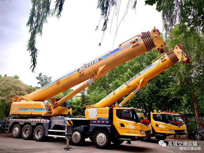 MK网XCT110重型吊车交车仪式在禹城举行