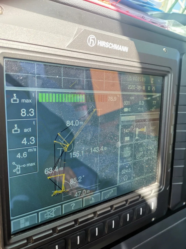 MK网QAY650A起重机主臂63.4米