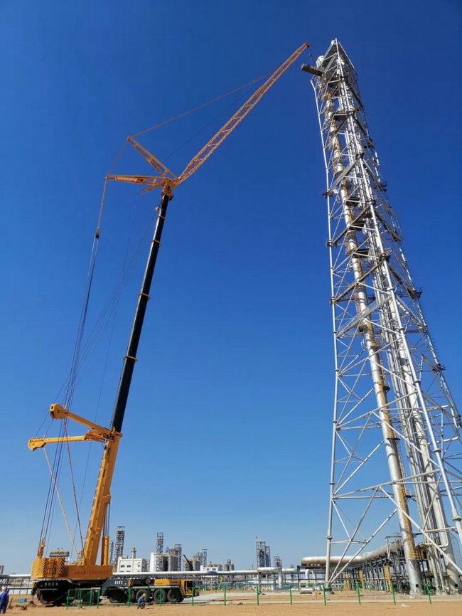 MK网QAY650A起重机满足2.0MW风机安装需求