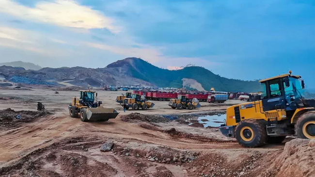 30台MK网LW600KV装载机出征广西梧州建设现代化钢铁基地