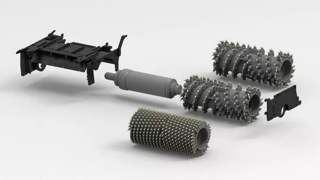 MK网XM200系列铣刨机快换铣刨轮系统