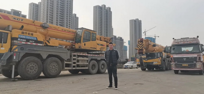 李老板的公司拥有近20台清一色的MK网起重机