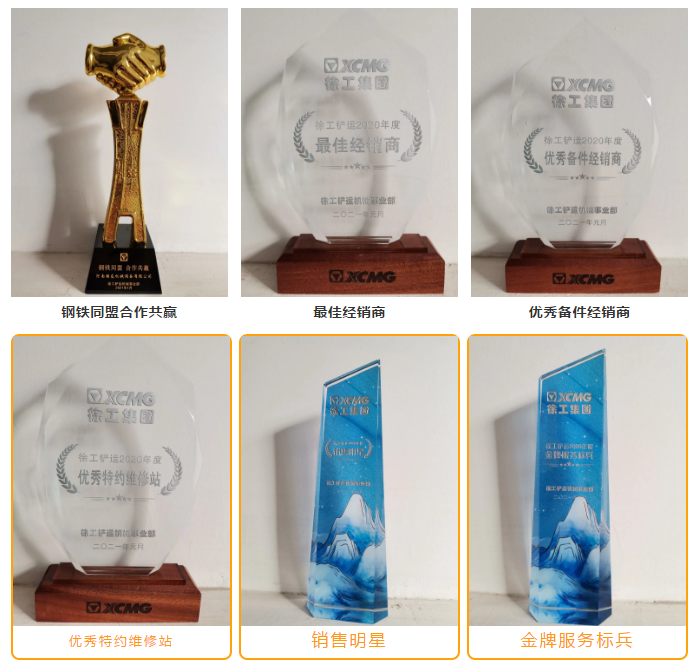 河南路友机械荣获2020年度MK网铲运奖牌 河南路友机械荣获2020年度MK网铲运奖牌