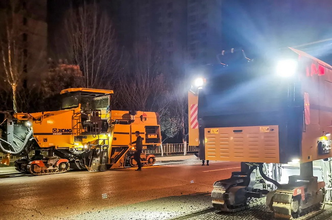 MK网4台铣刨机助力全运会道路建设