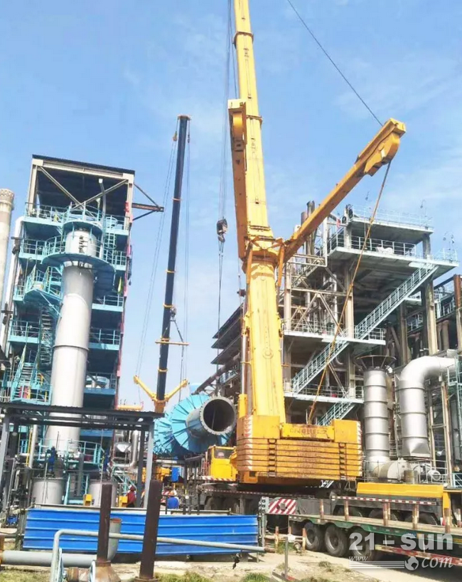 MK网QAY650起重机在上海金山石化