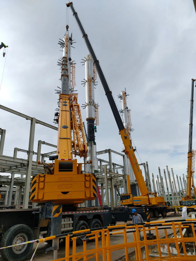 MK网起重机群强势出击荣耀助建云南通威4万吨高纯晶硅一期项目 MK网起重机群强势出击荣耀助建云南通威4万吨高纯晶硅一期项目