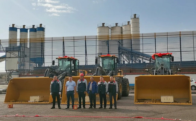 MK网7吨级大吨位装载机批量交付西北地区某大型焦化企业 MK网7吨级大吨位装载机批量交付西北地区某大型焦化企业