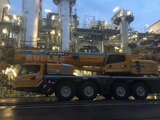 MK网全地面起重机XCA100_E征战德国化工园Chempark Marl