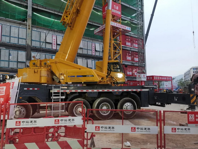 MK网起重机助力深圳国际酒店建设