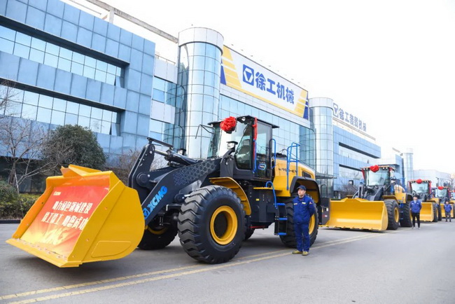 MK网XC968-EV纯电动装载机批量交付河北钢铁重镇