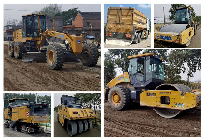 MK网路面机械设备在河南社旗县施工